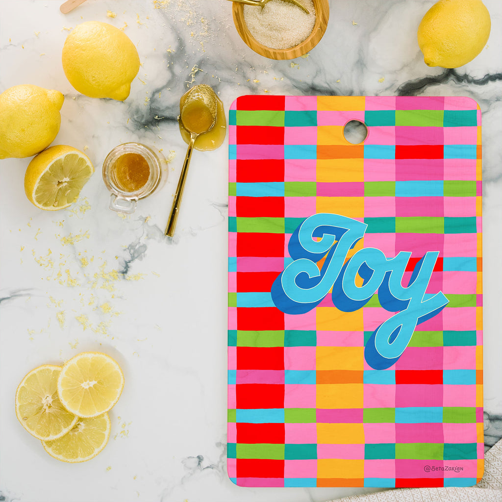 Seta Zakian Stripe Hype Joy Cutting Board Rectangle