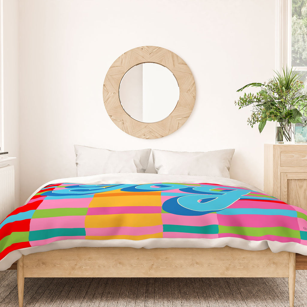 Seta Zakian Stripe Hype Joy Duvet Cover