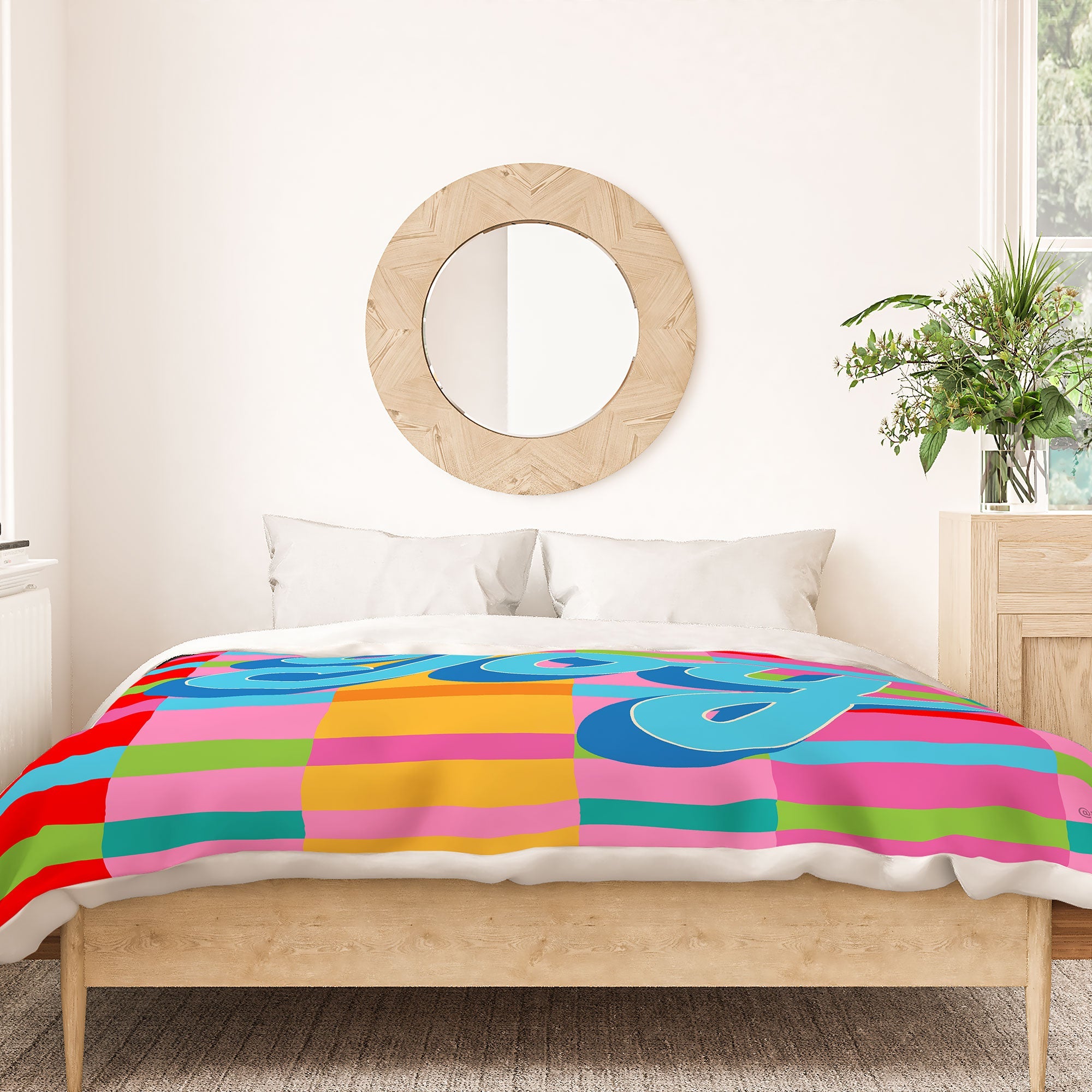 Seta Zakian Stripe Hype Joy Duvet Cover