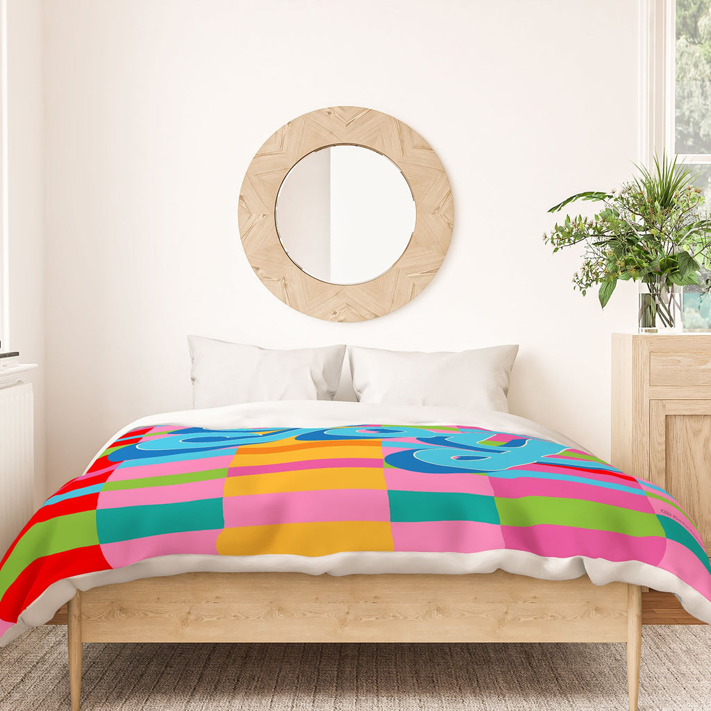 Seta Zakian Stripe Hype Joy Duvet Cover