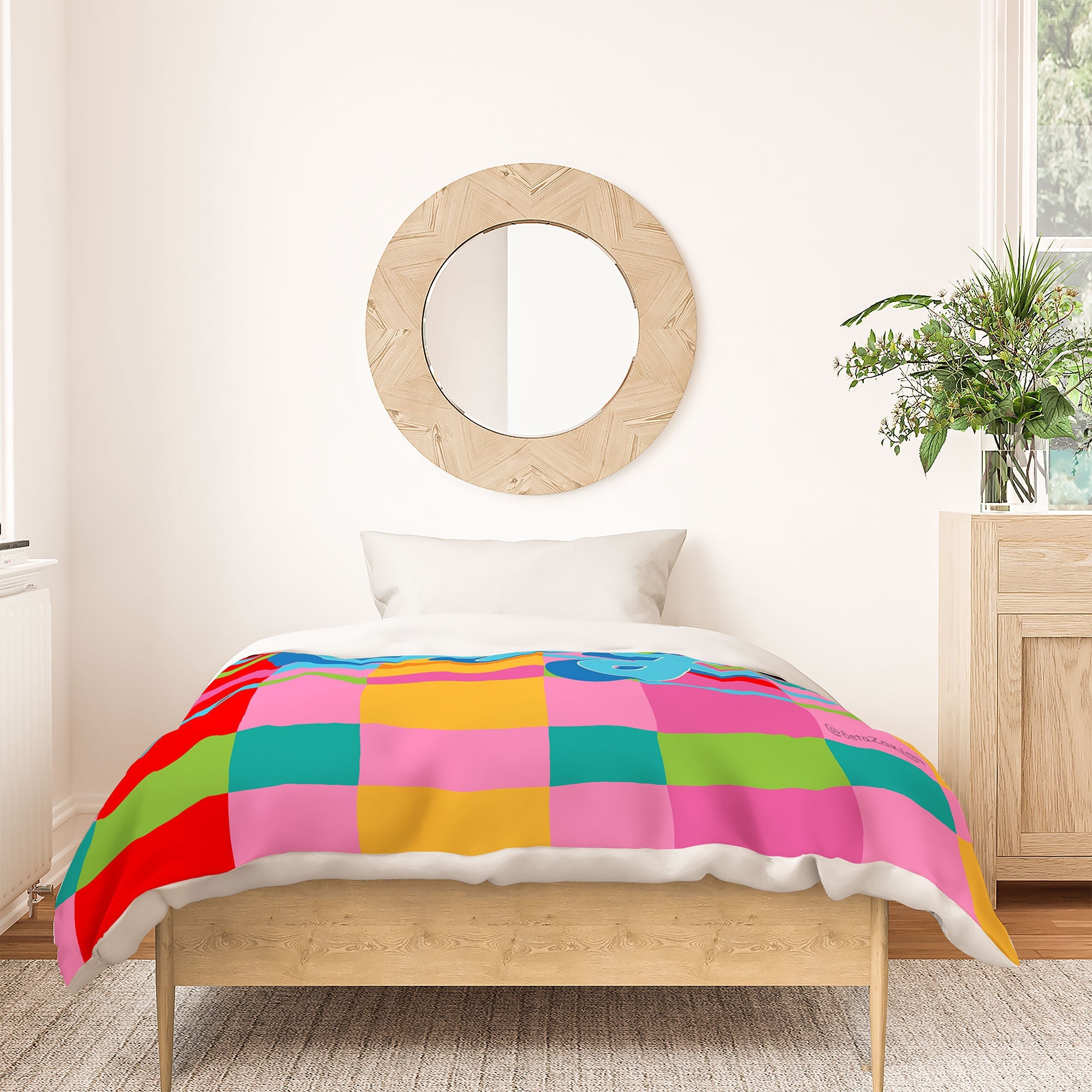 Seta Zakian Stripe Hype Joy Duvet Cover