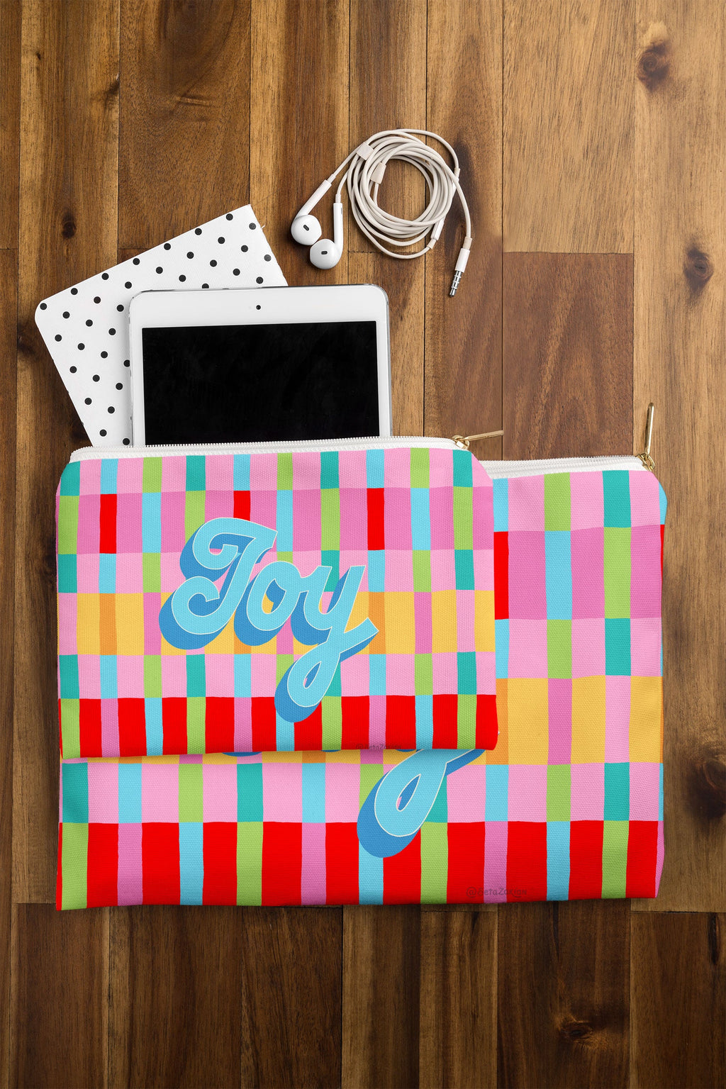 Seta Zakian Stripe Hype Joy Pouch