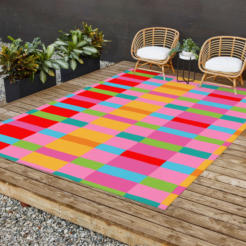 Seta Zakian Stripe Hype Joy Outdoor Rug