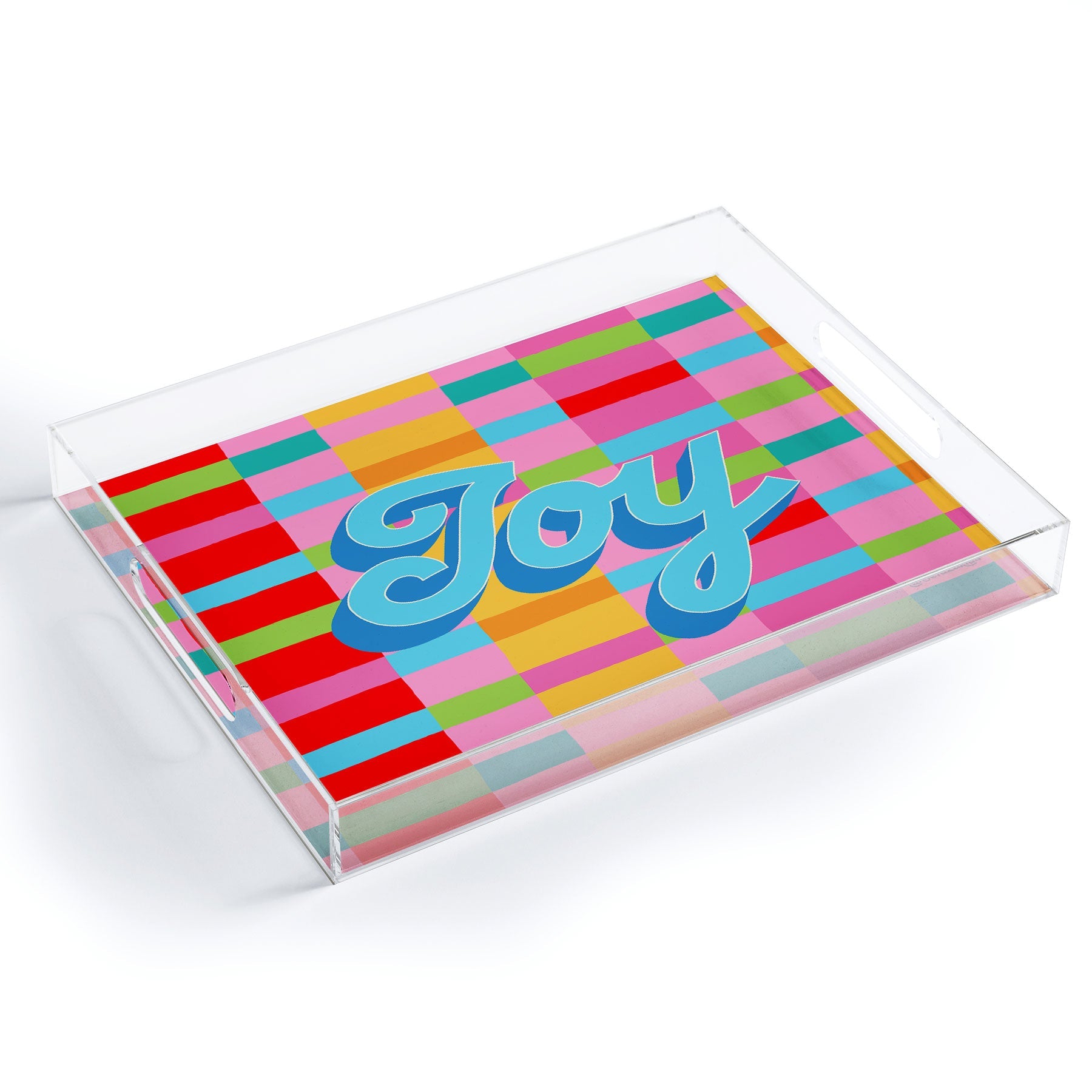 Seta Zakian Stripe Hype Joy Acrylic Tray