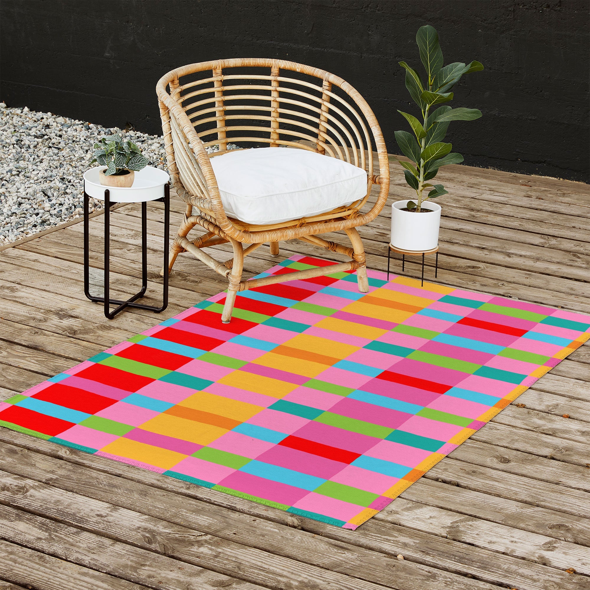 Seta Zakian Stripe Hype Joy Outdoor Rug
