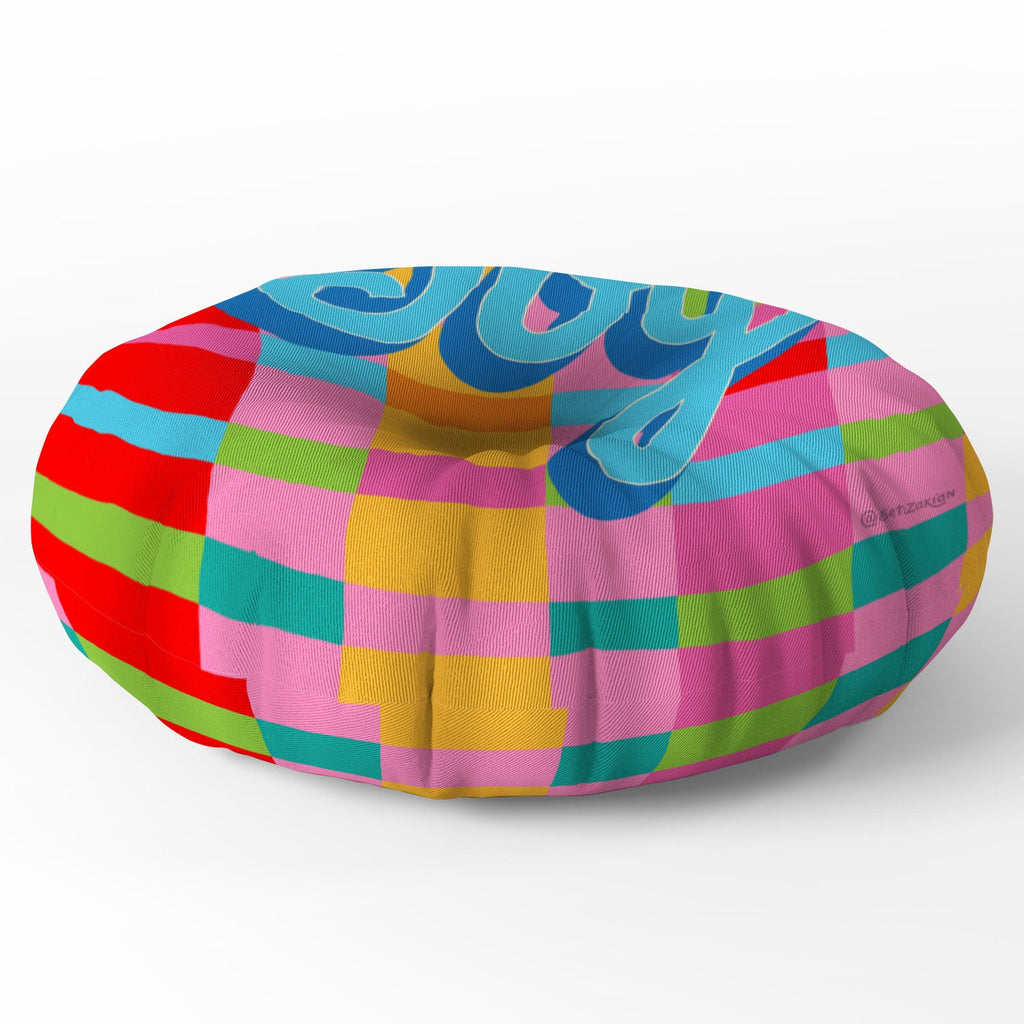 Seta Zakian Stripe Hype Joy Floor Pillow Round