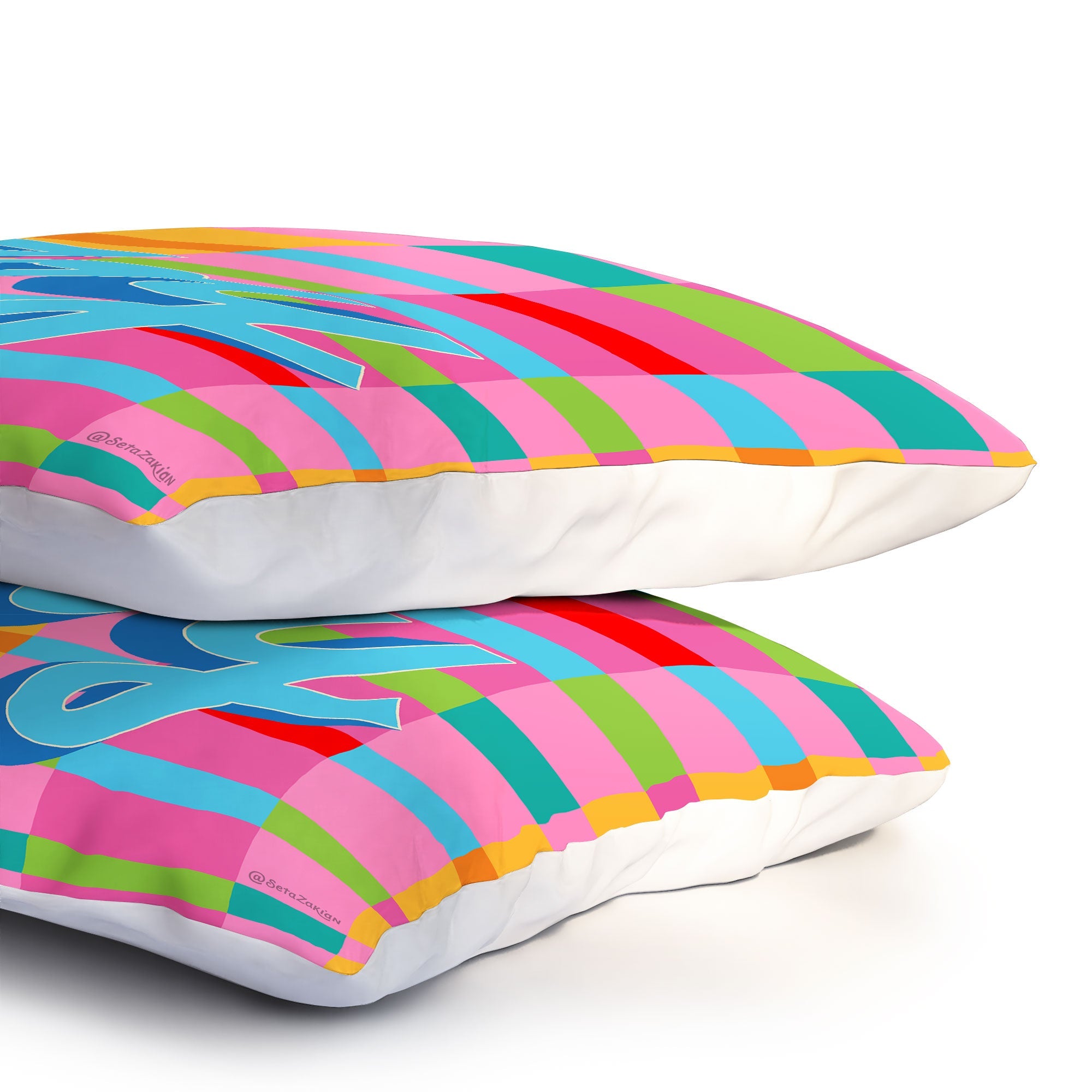 Seta Zakian Stripe Hype Joy Pillow Shams