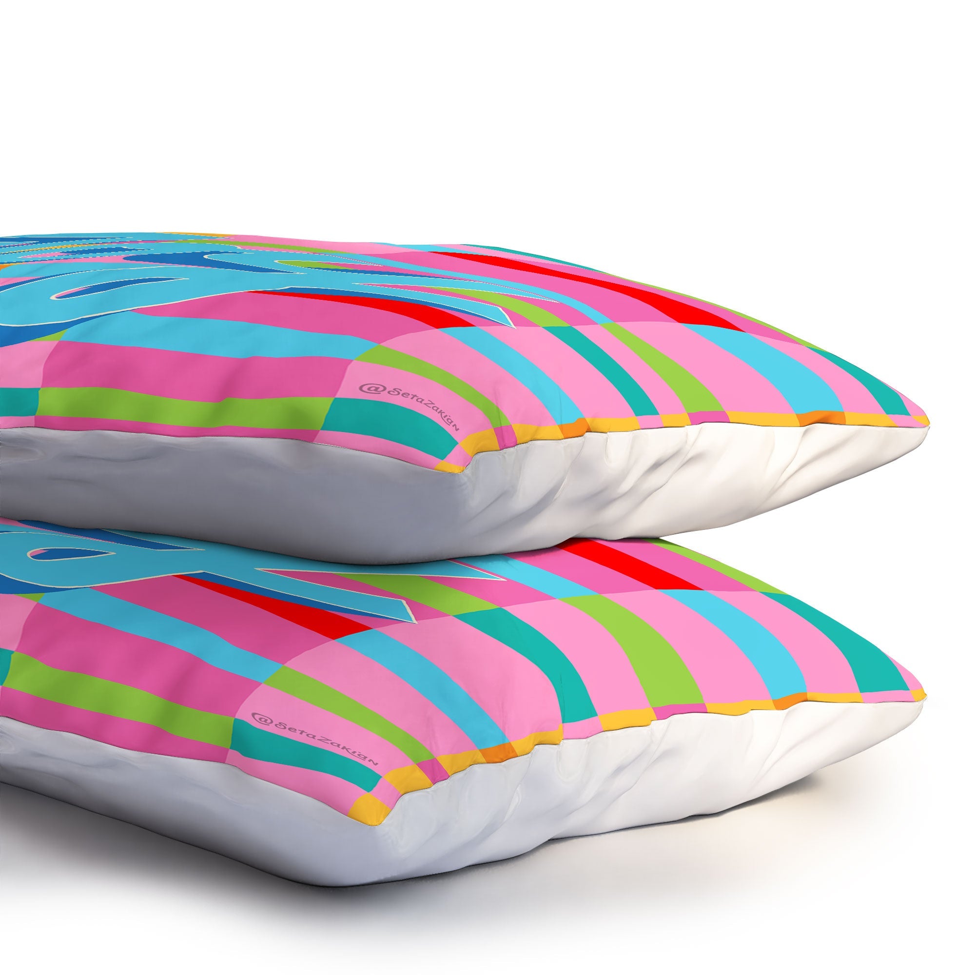 Seta Zakian Stripe Hype Joy Pillow Shams