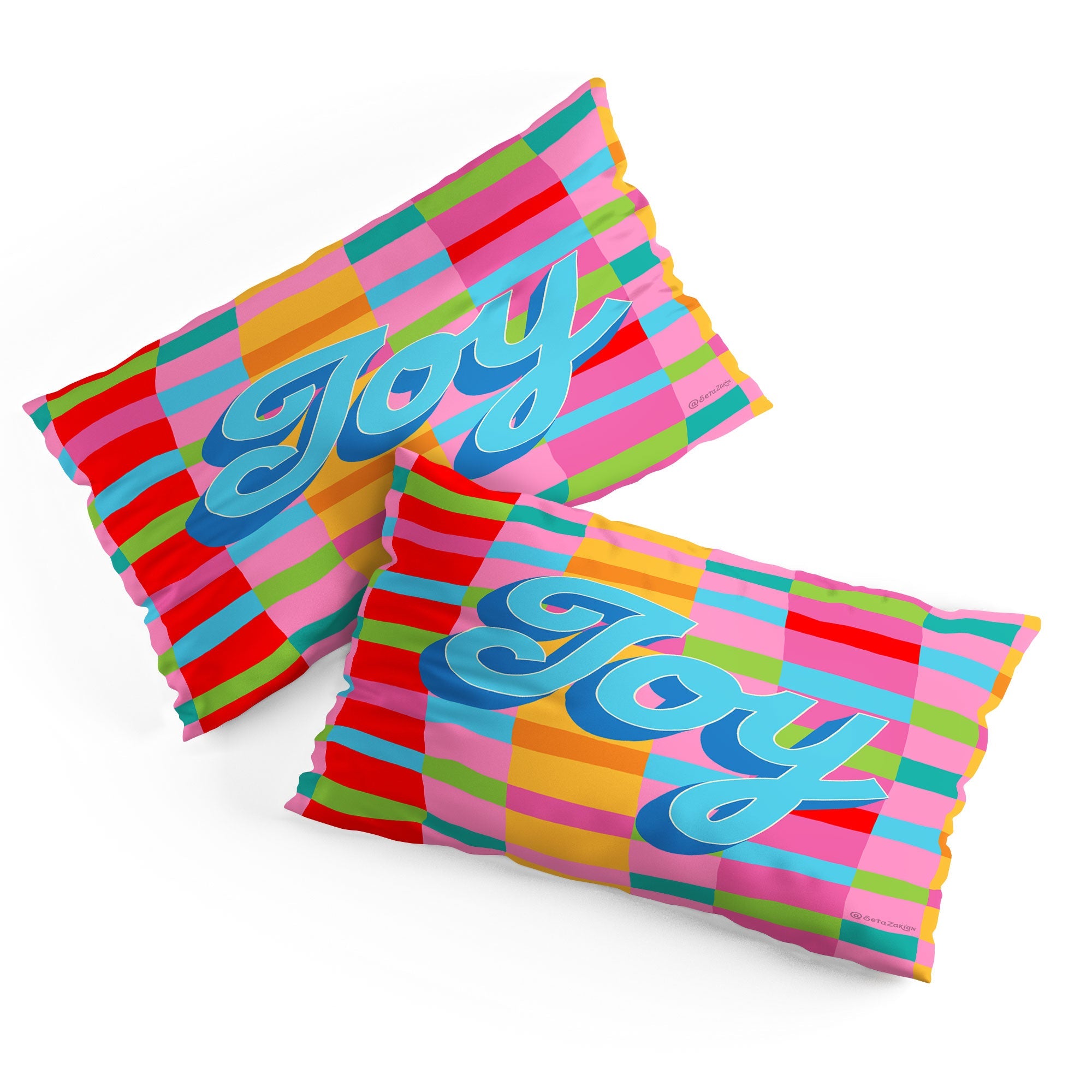 Seta Zakian Stripe Hype Joy Pillow Shams