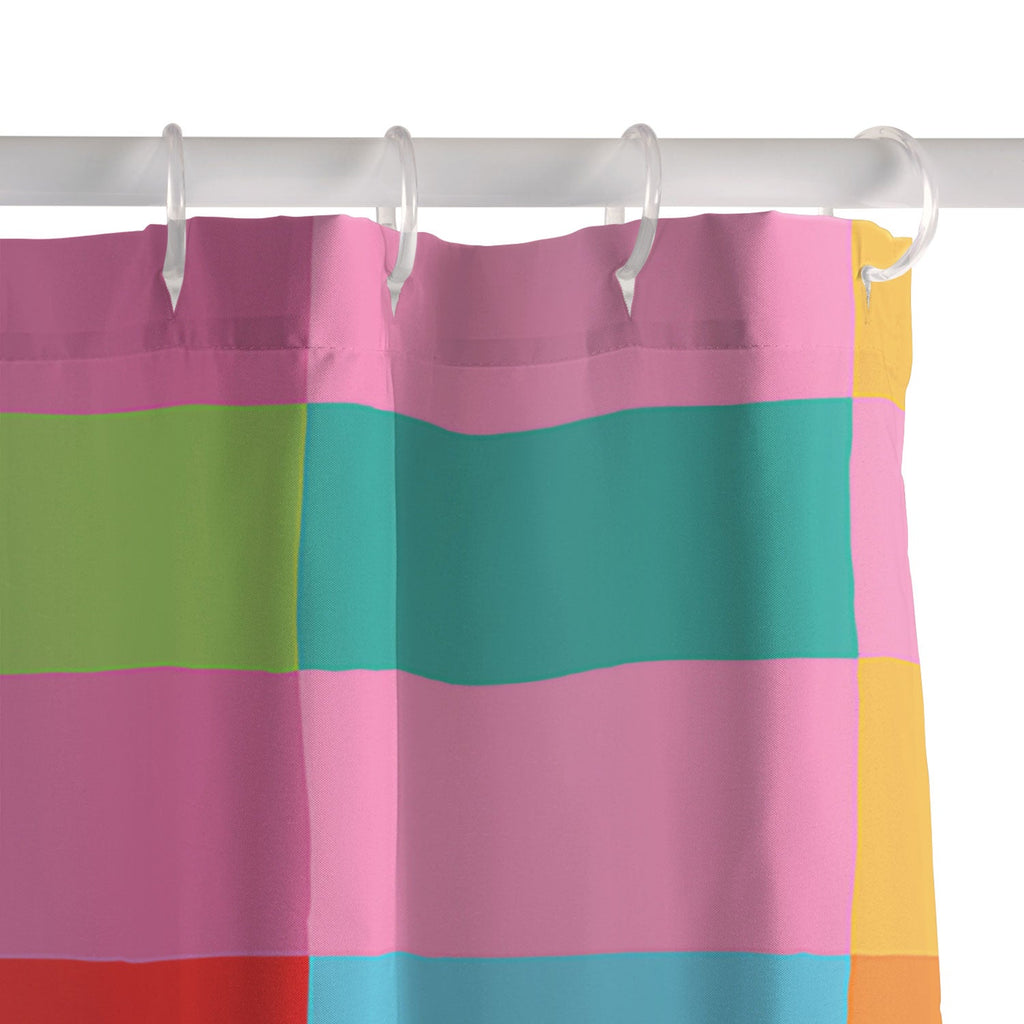 Seta Zakian Stripe Hype Joy Shower Curtain