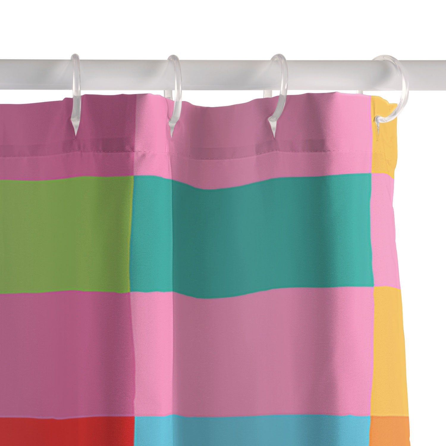 Seta Zakian Stripe Hype Joy Shower Curtain