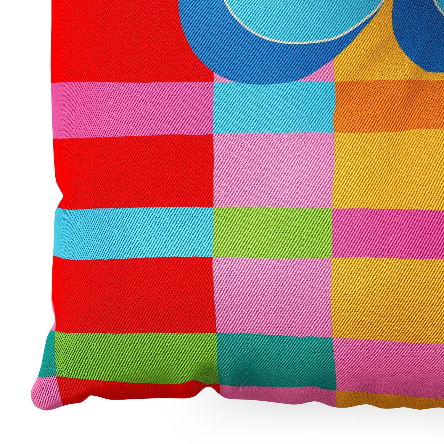 Seta Zakian Stripe Hype Joy Floor Pillow Square