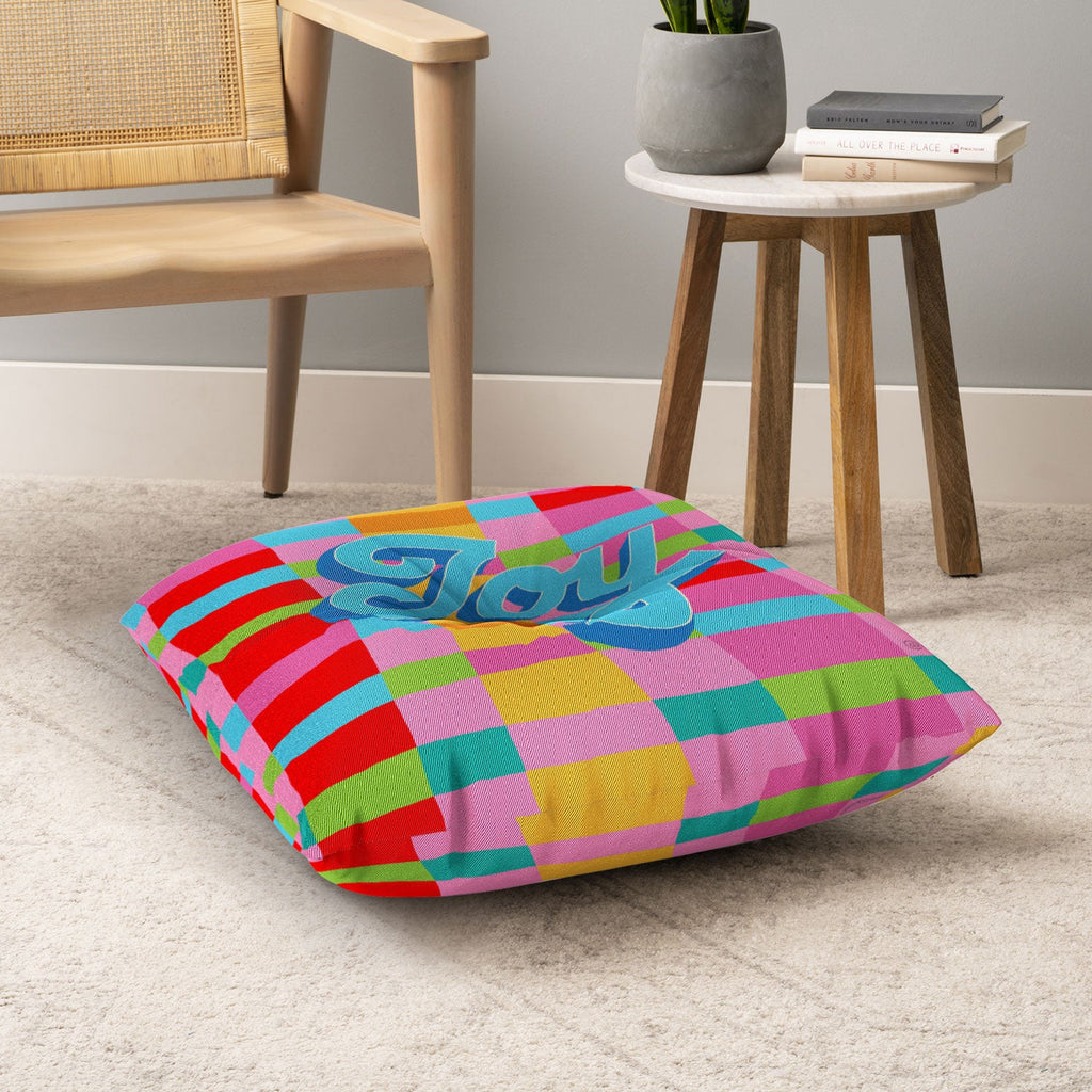 Seta Zakian Stripe Hype Joy Floor Pillow Square