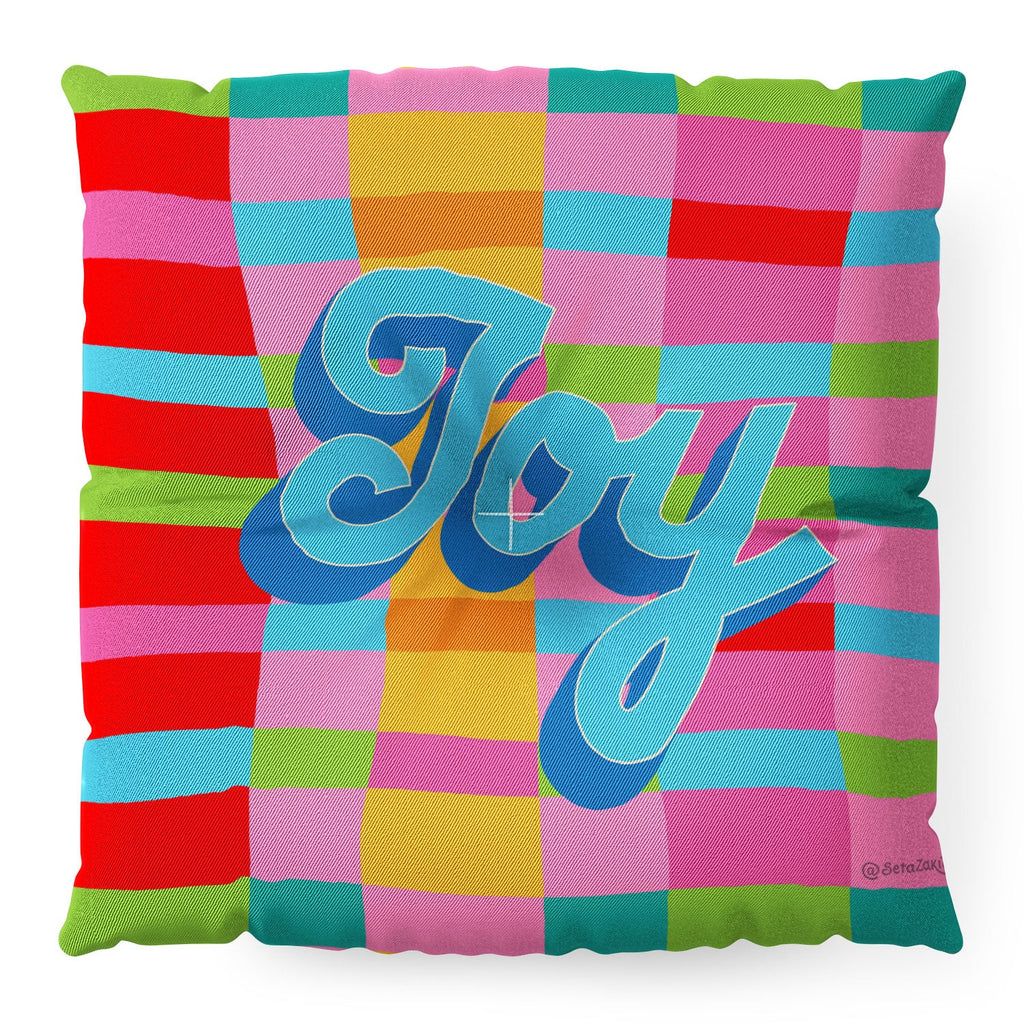 Seta Zakian Stripe Hype Joy Floor Pillow Square
