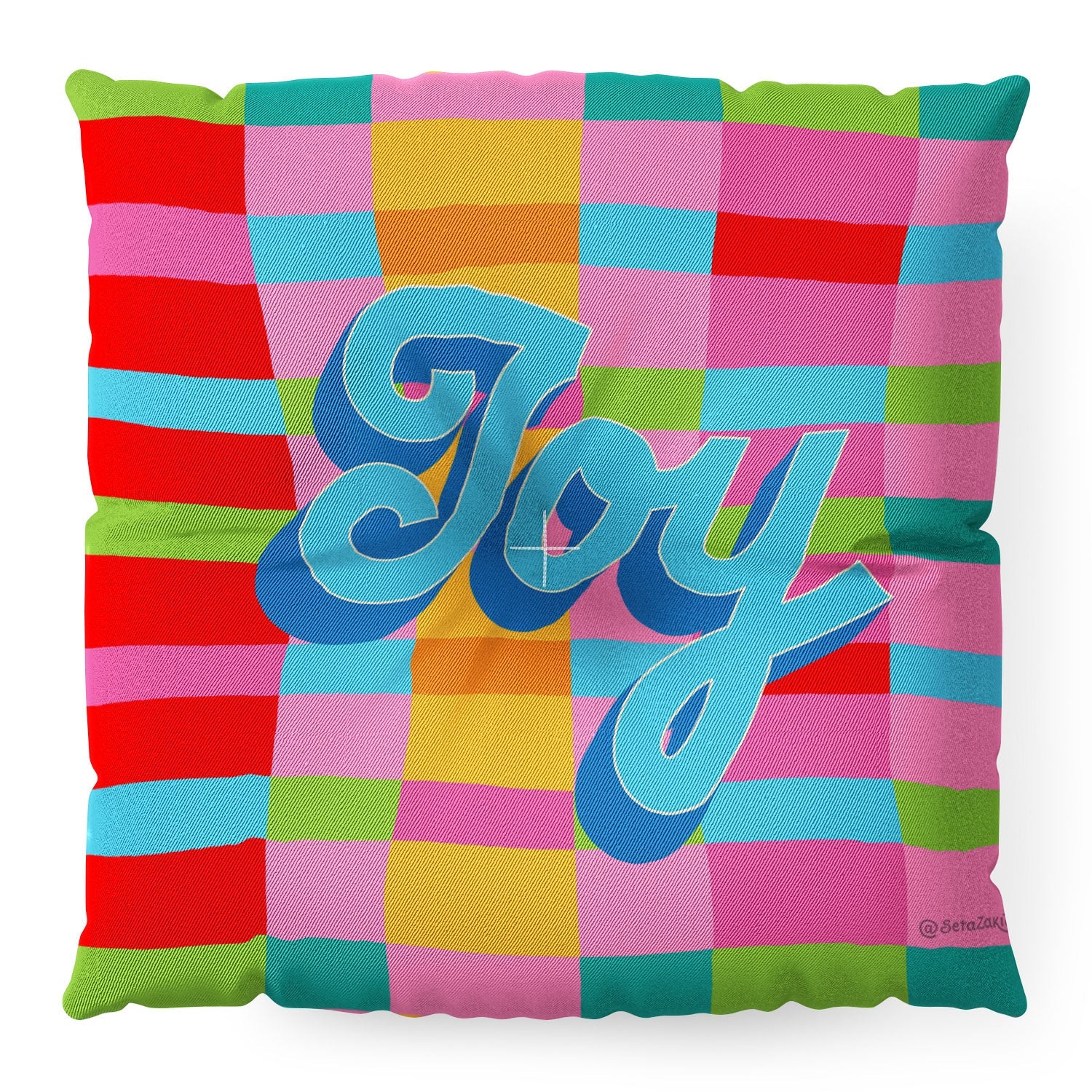 Seta Zakian Stripe Hype Joy Floor Pillow Square