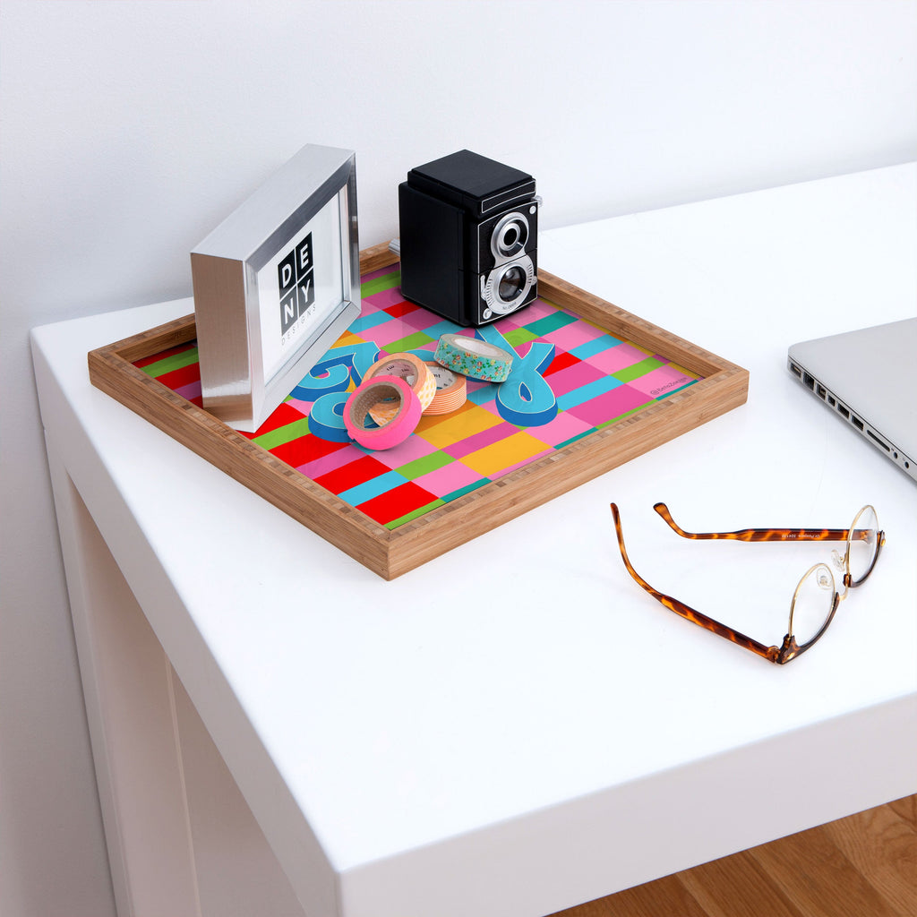 Seta Zakian Stripe Hype Joy Square Tray