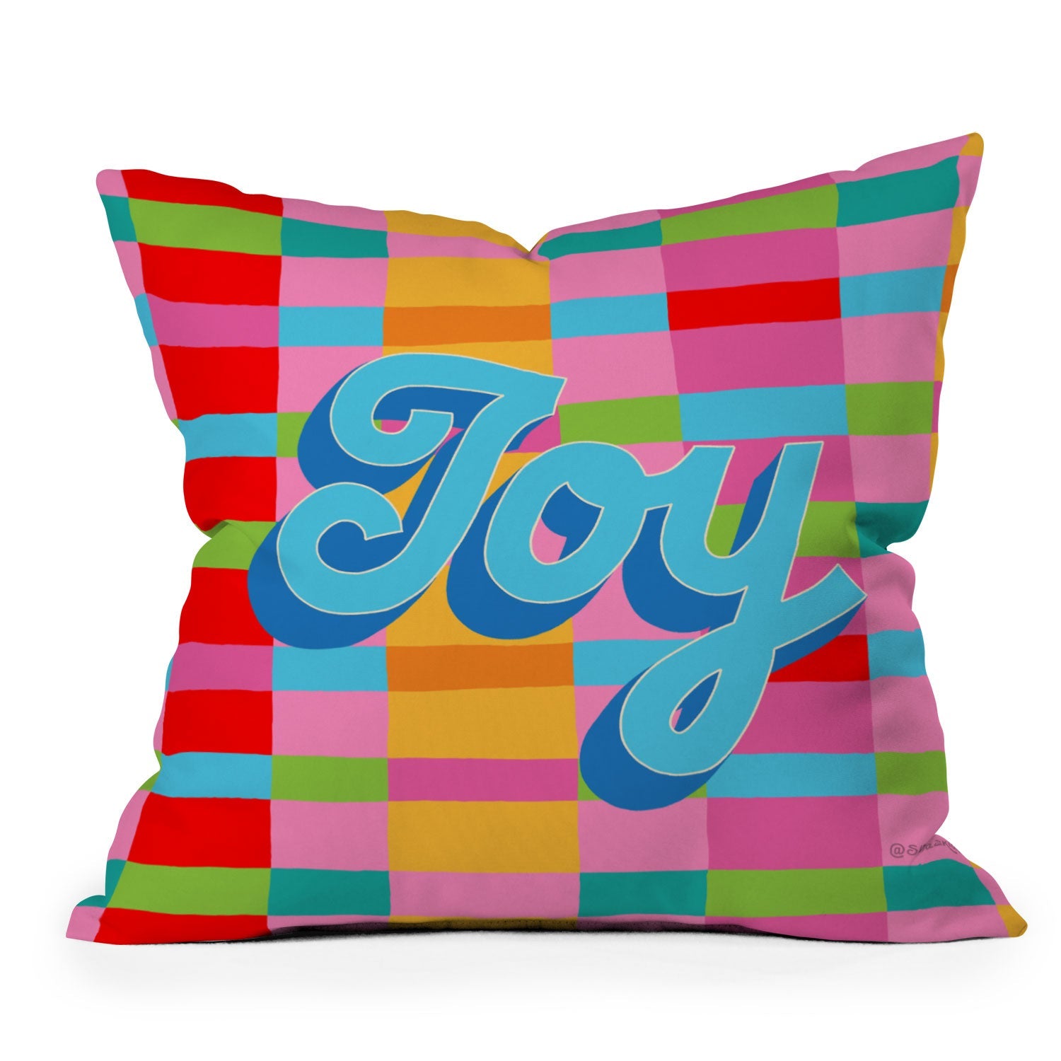 Seta Zakian Stripe Hype Joy Outdoor Throw Pillow