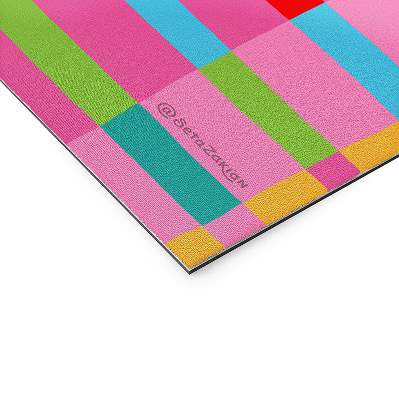 Seta Zakian Stripe Hype Joy Welcome Mat