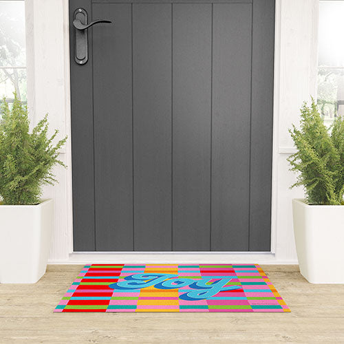 Seta Zakian Stripe Hype Joy Welcome Mat