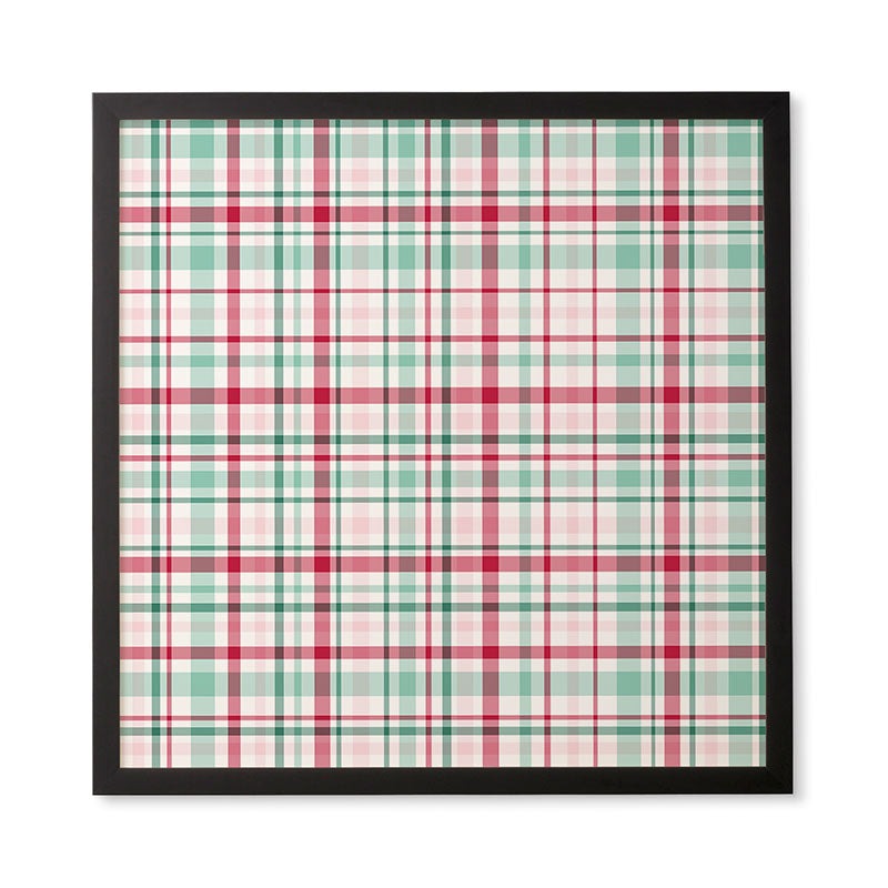 Lisa Argyropoulos Merry Vintage Plaid Framed Wall Art