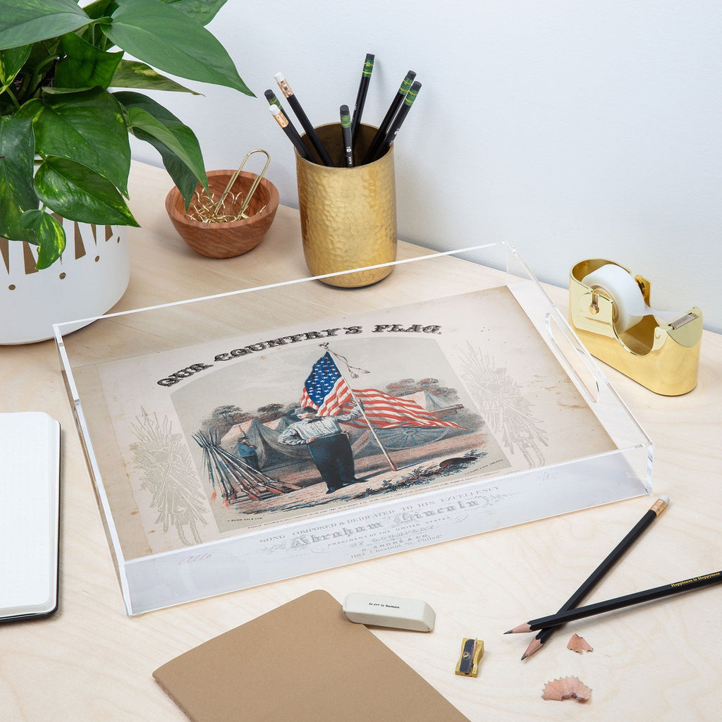DENY Designs Our Country s Flag Acrylic Tray