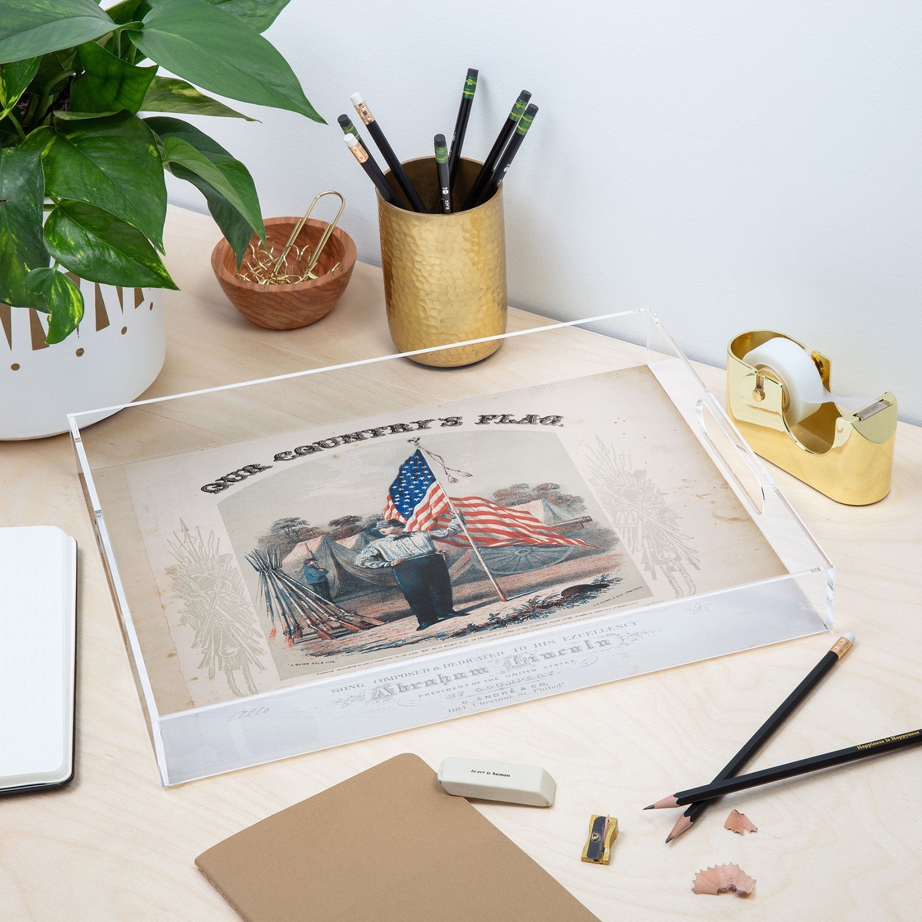 DENY Designs Our Country s Flag Acrylic Tray