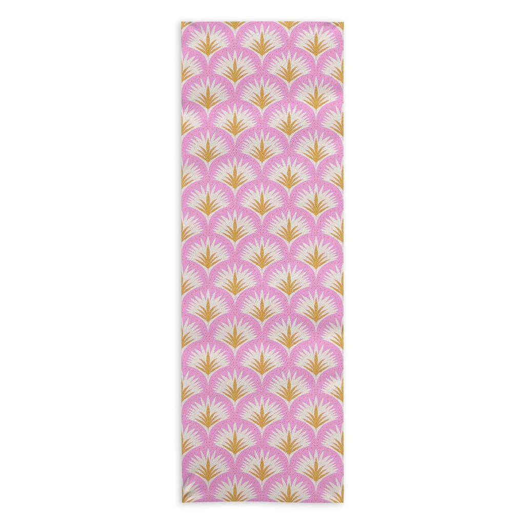 Jennifer Labre Pink Palmetto Yoga Towel