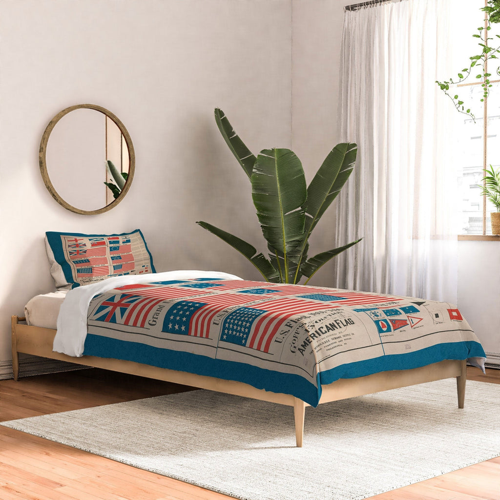 DENY Designs Goff s Evolution of the American Flag Comforter
