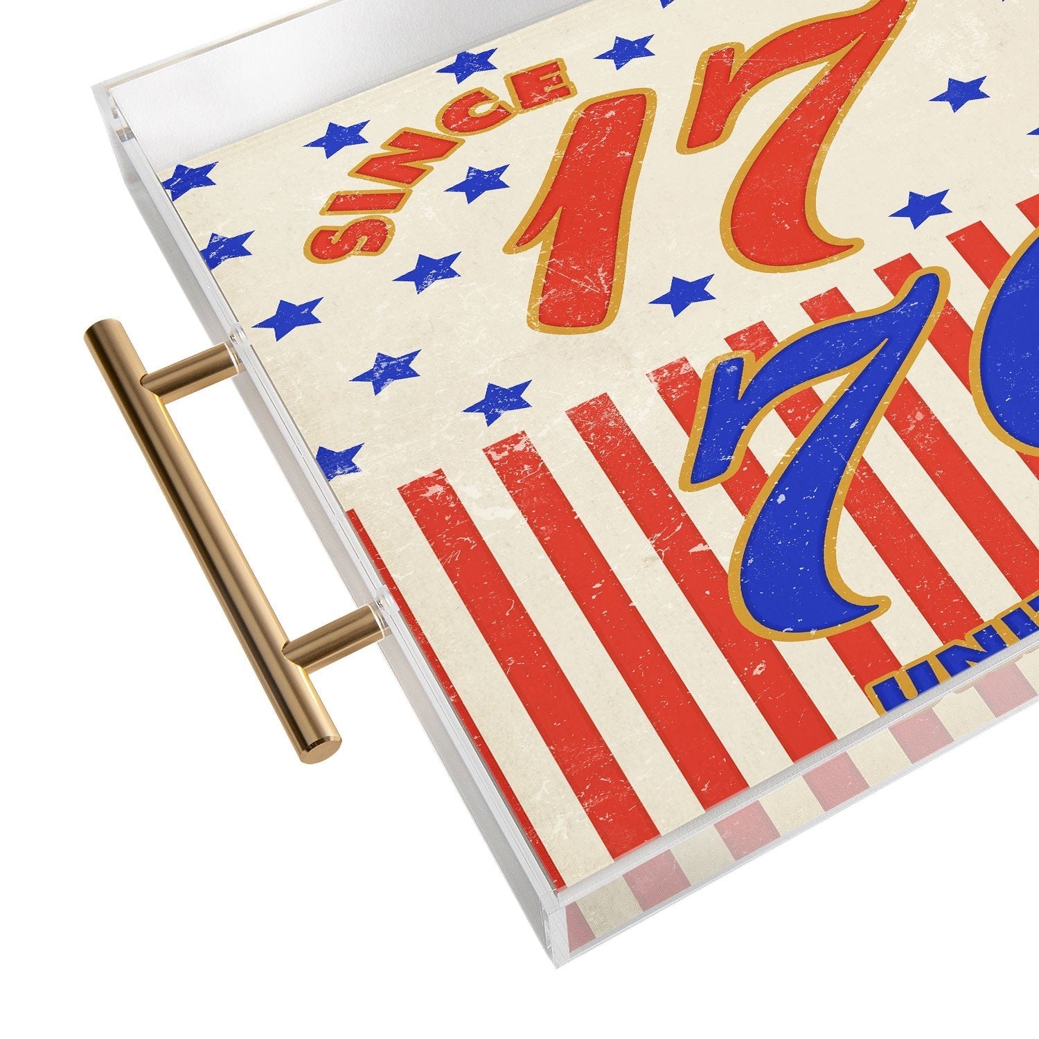 DENY Designs 1776 Stars Acrylic Tray
