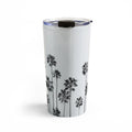 Gal Design Black And White Palms Travel Mug