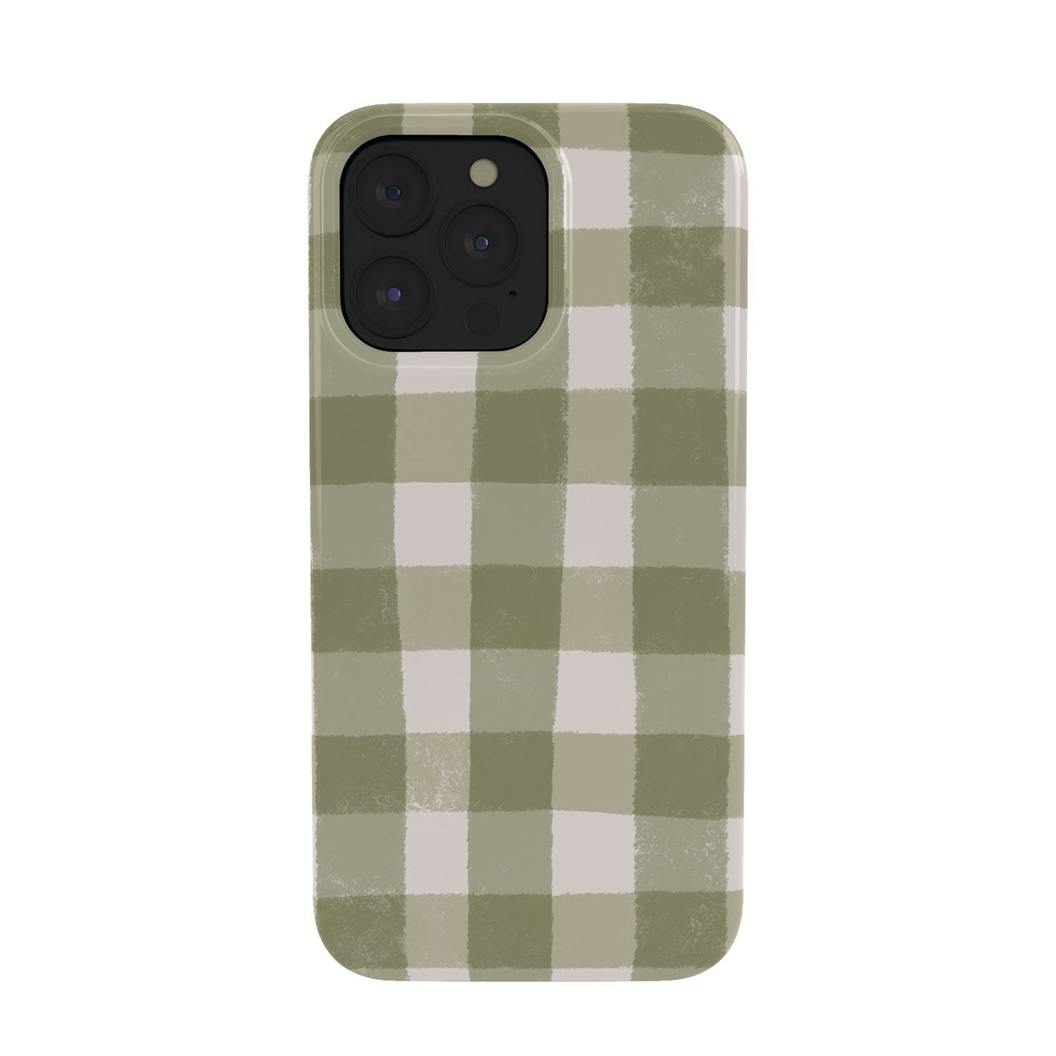 Menina Lisboa Rustic Green Plaid Phone Case