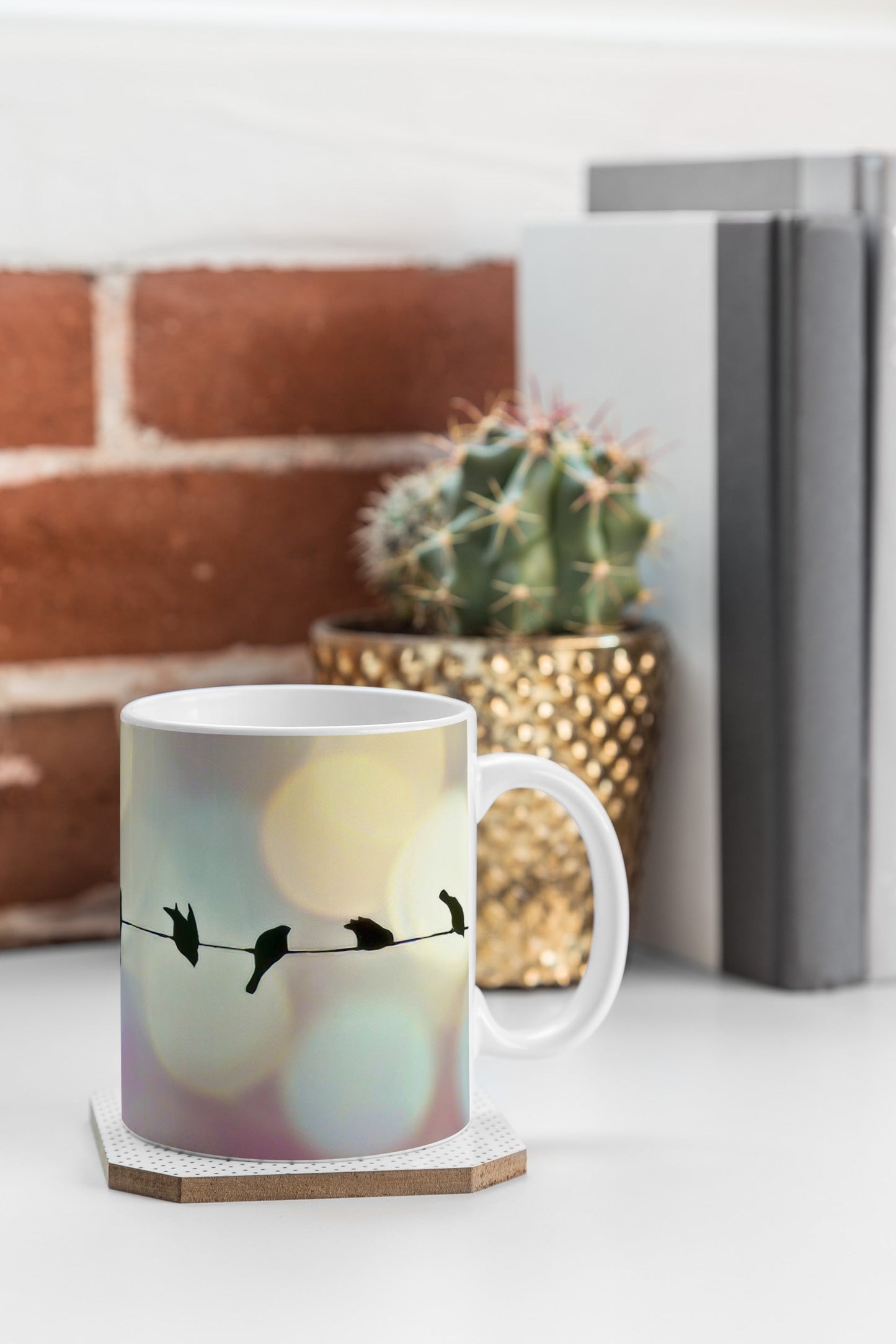 Shannon Clark Birds And Bokeh Coffee Mug