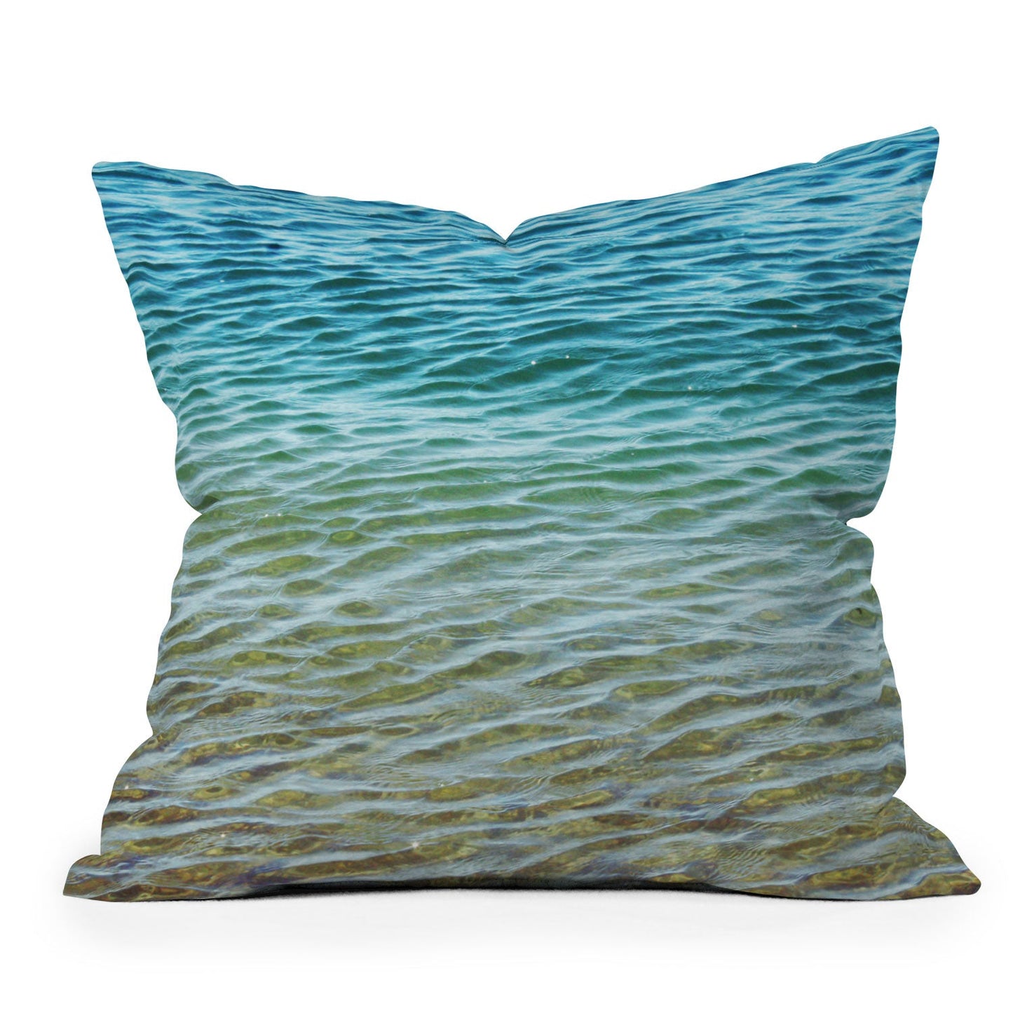 Shannon Clark Ombre Sea Throw Pillow