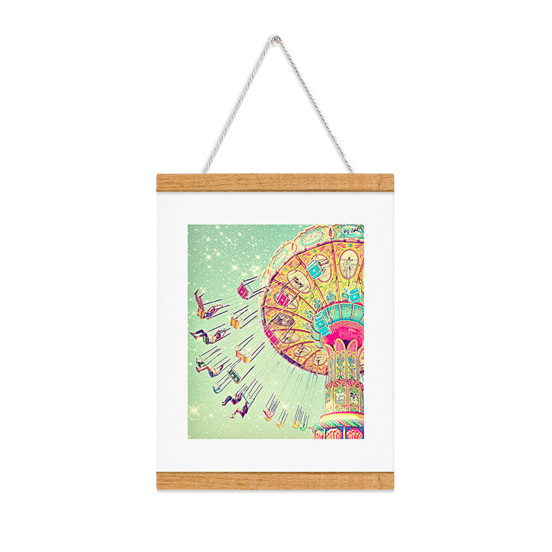 Shannon Clark Swinging Through Stars Art Print