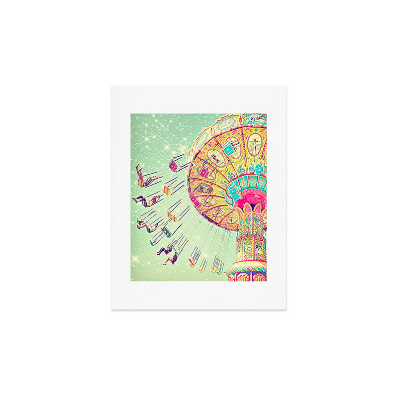 Shannon Clark Swinging Through Stars Art Print