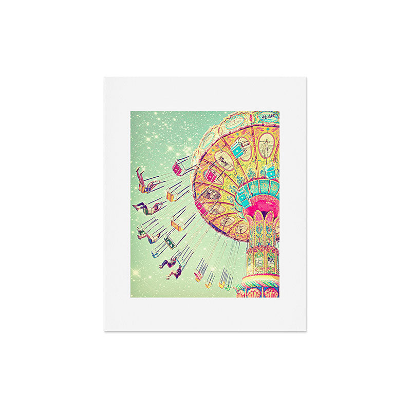 Shannon Clark Swinging Through Stars Art Print