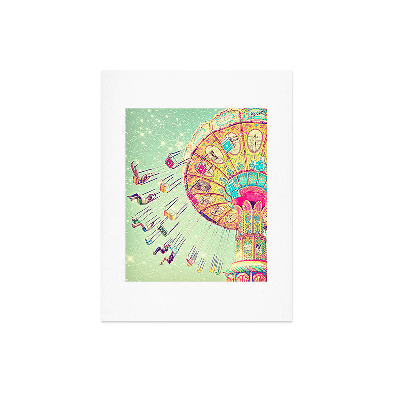 Shannon Clark Swinging Through Stars Art Print