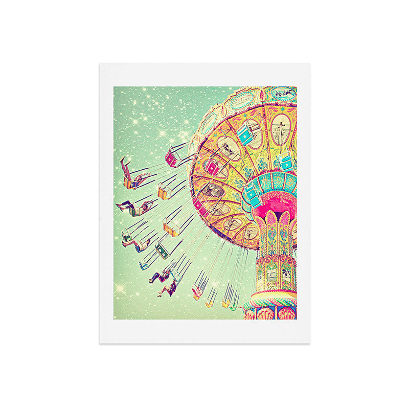 Shannon Clark Swinging Through Stars Art Print