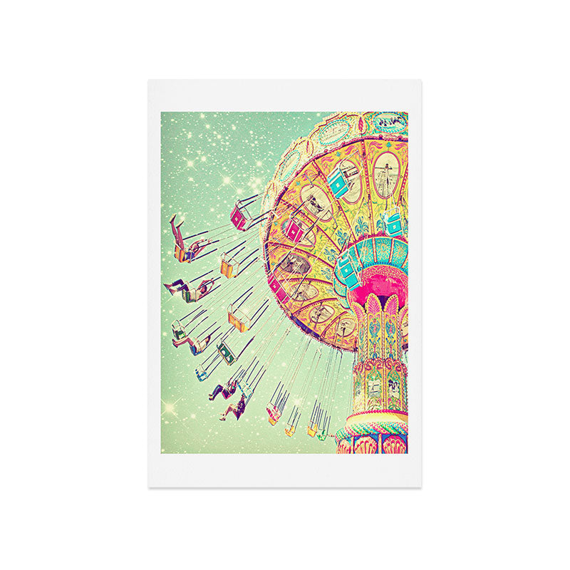 Shannon Clark Swinging Through Stars Art Print