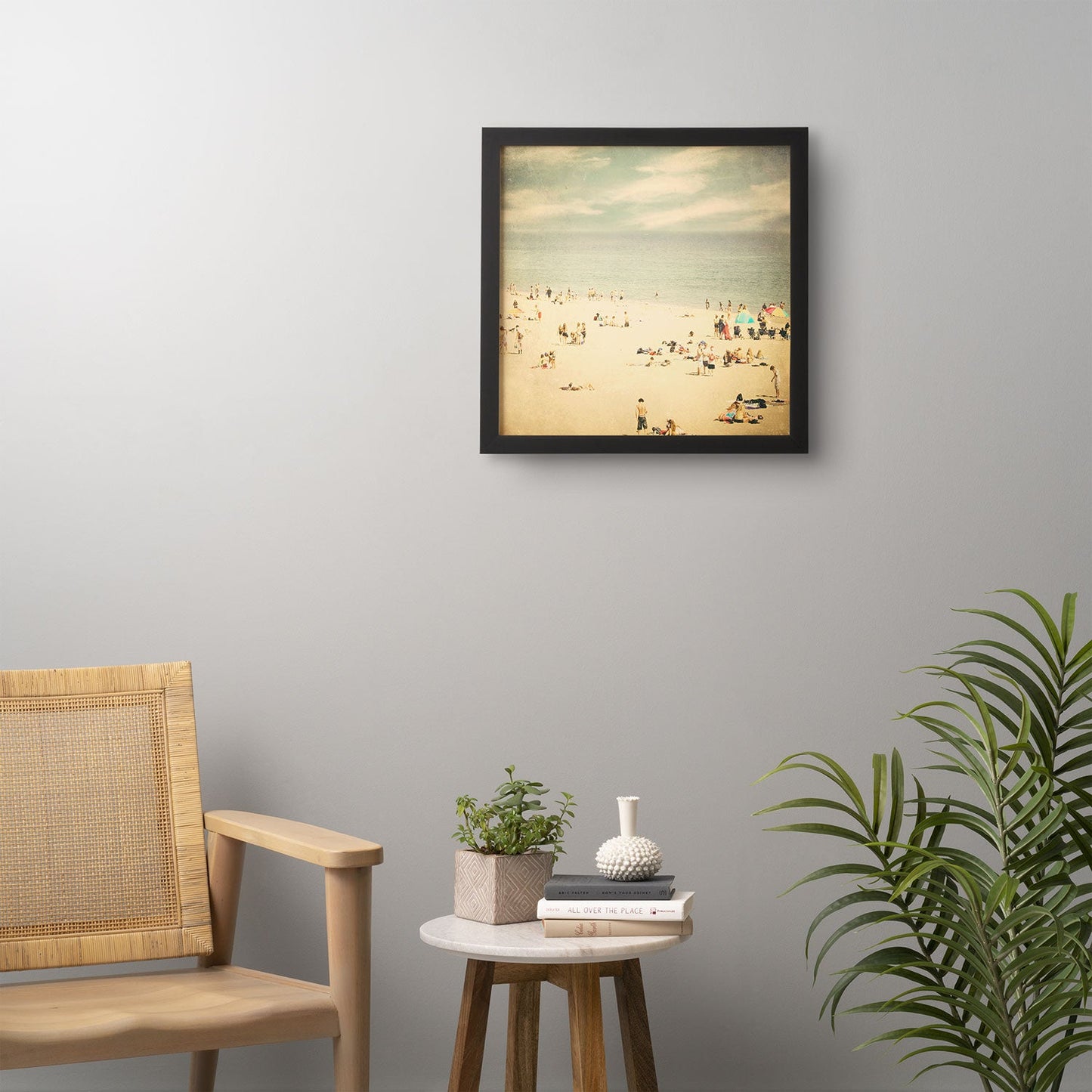 Shannon Clark Vintage Beach Framed Wall Art