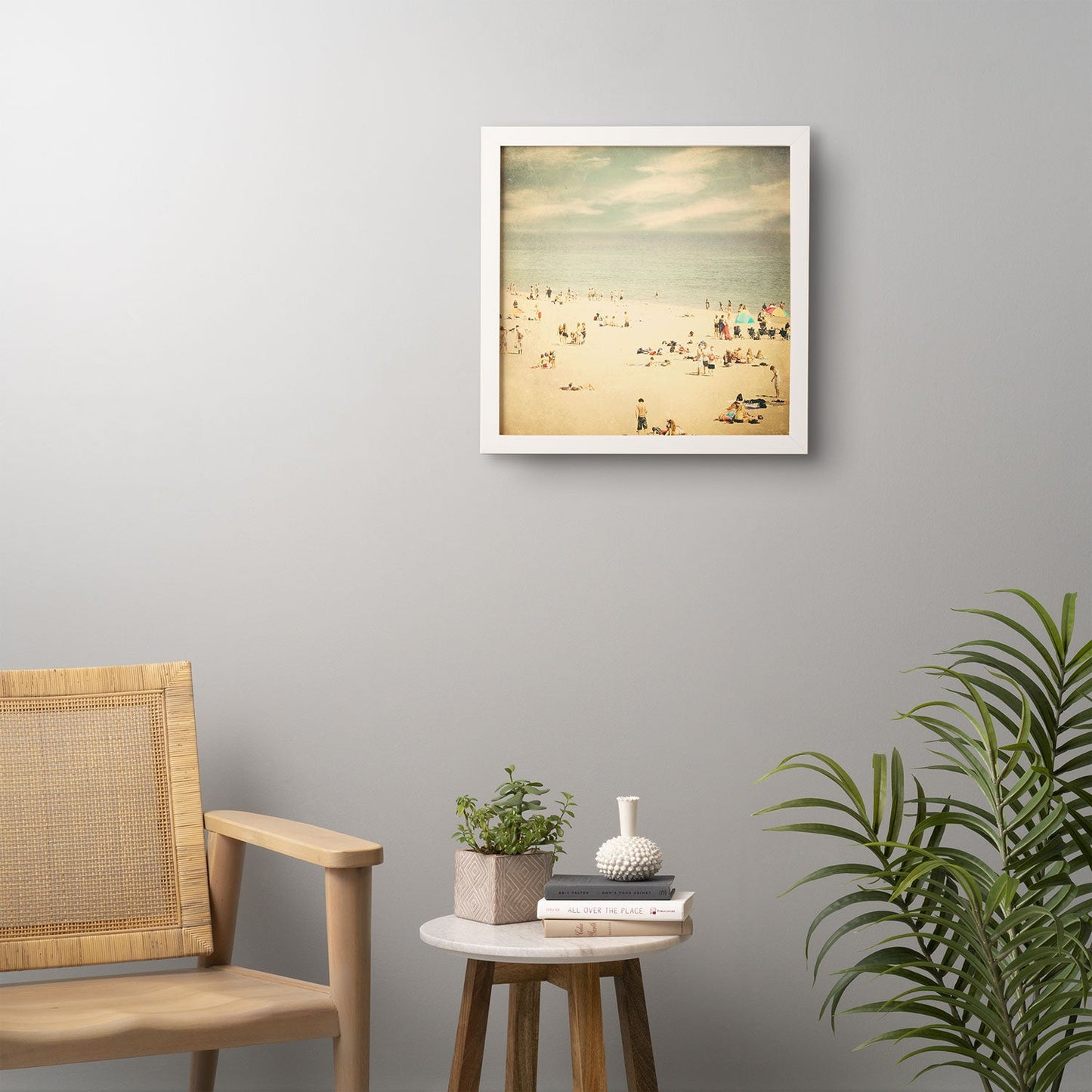 Shannon Clark Vintage Beach Framed Wall Art