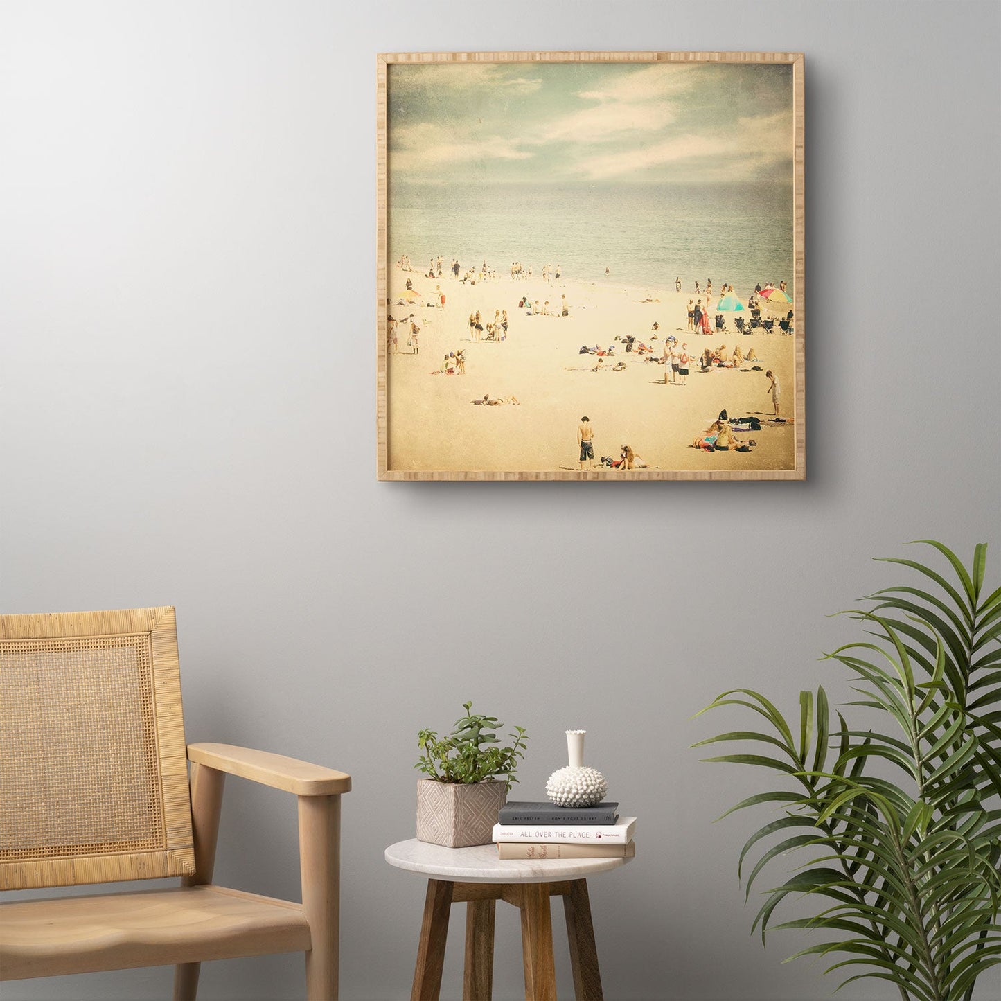 Shannon Clark Vintage Beach Framed Wall Art