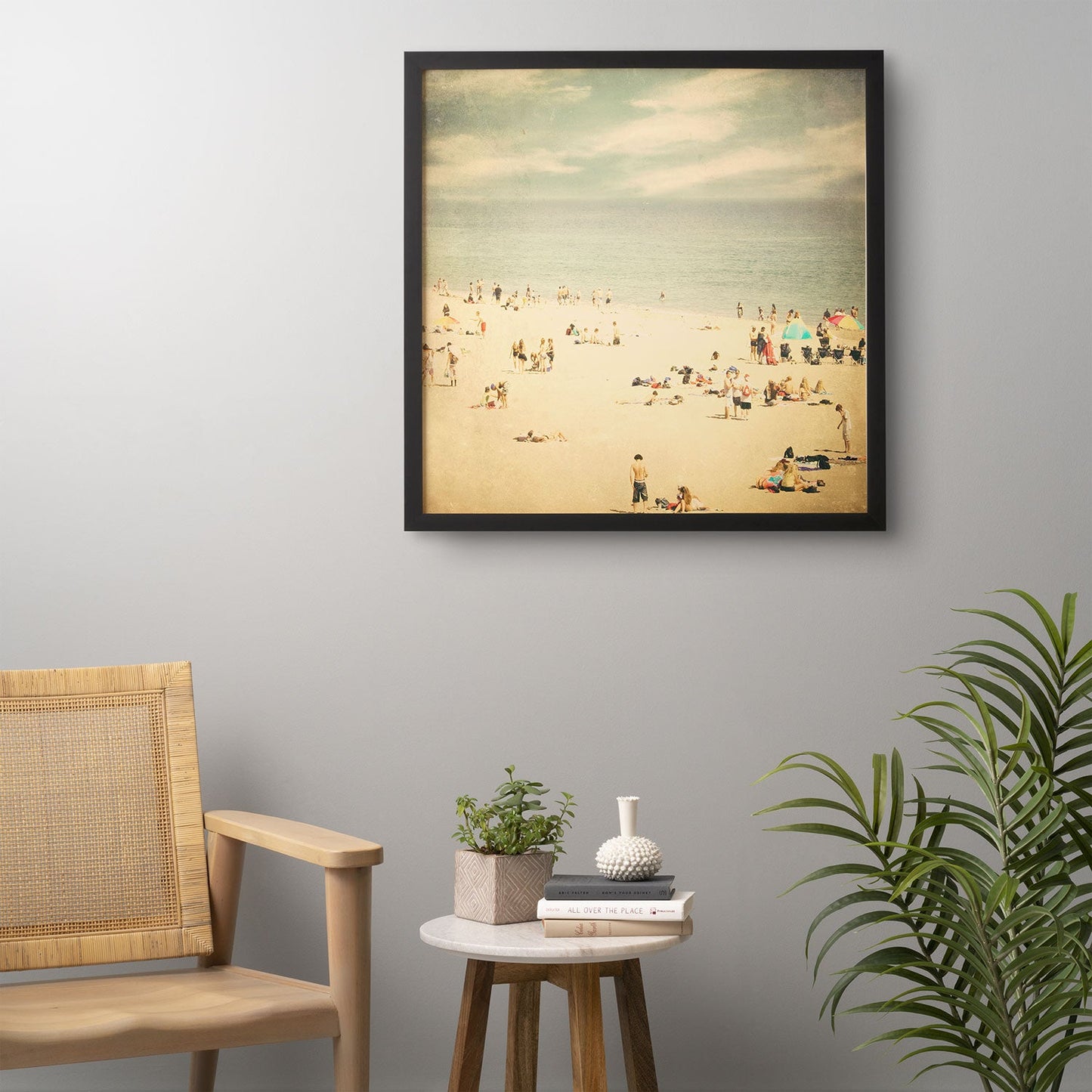 Shannon Clark Vintage Beach Framed Wall Art