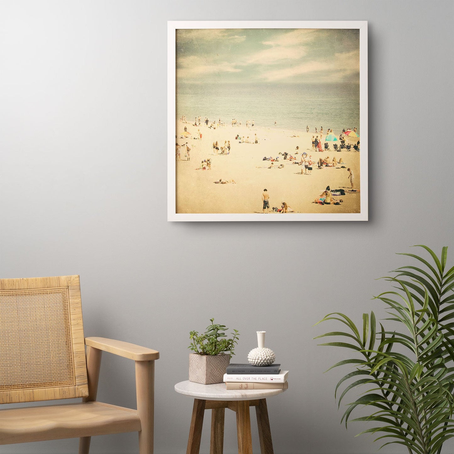 Shannon Clark Vintage Beach Framed Wall Art