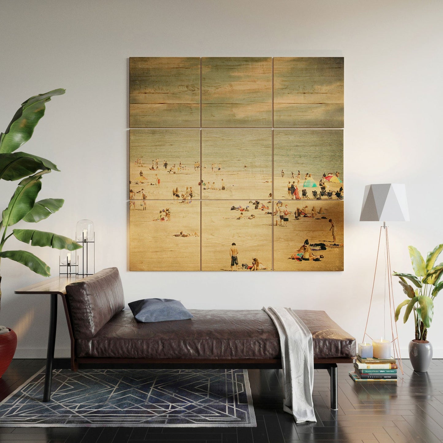 Shannon Clark Vintage Beach Wood Wall Mural