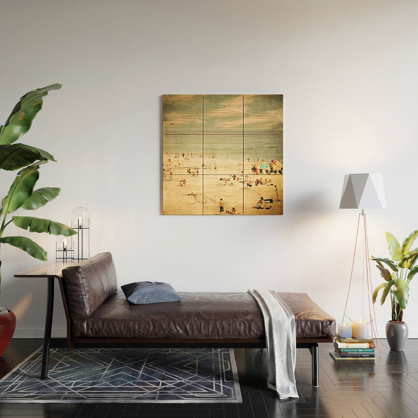 Shannon Clark Vintage Beach Wood Wall Mural