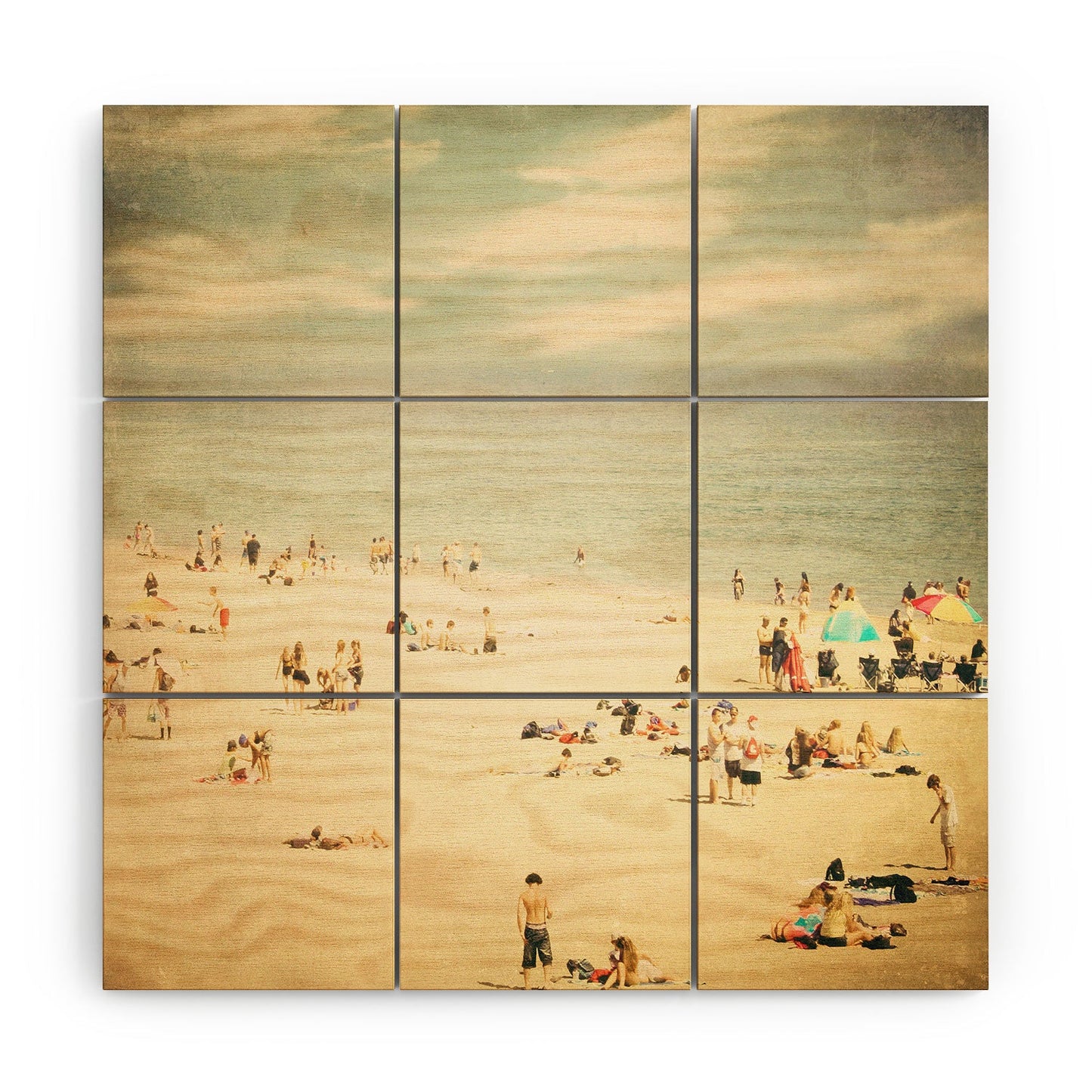 Shannon Clark Vintage Beach Wood Wall Mural