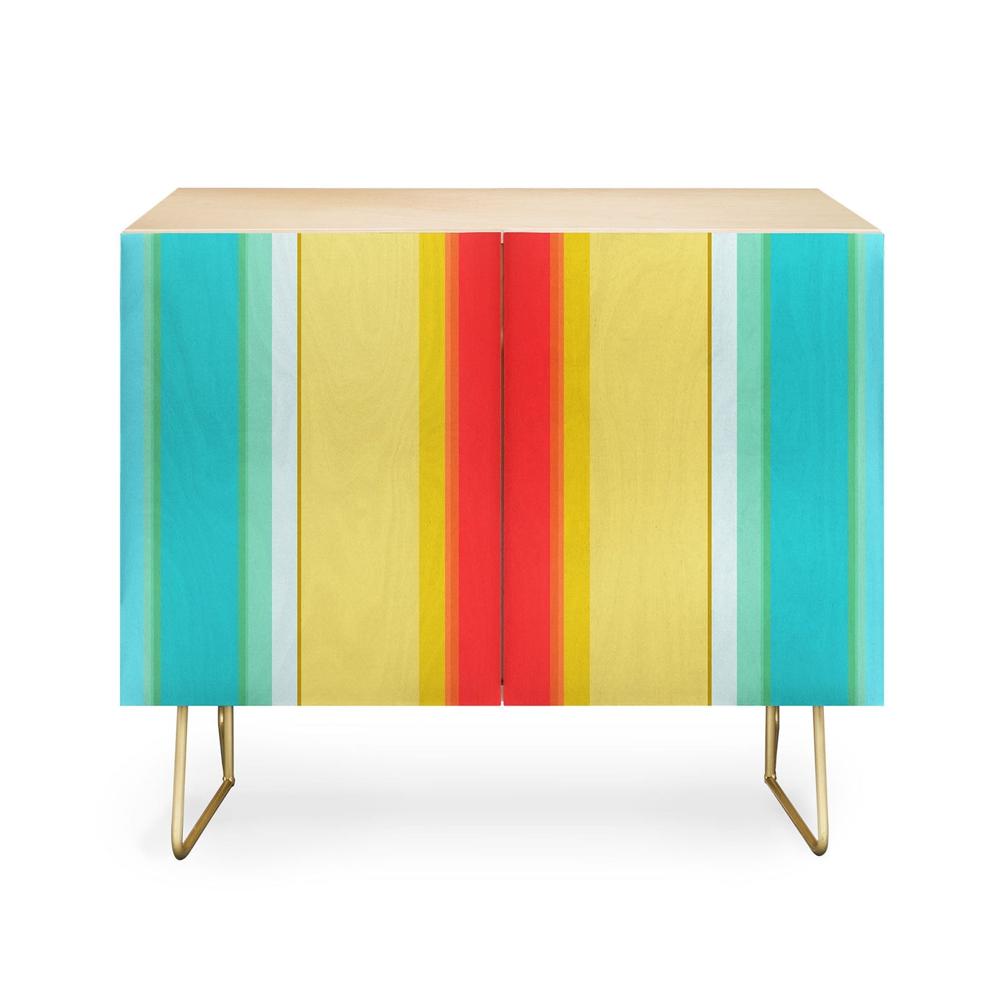Sharon Turner deckchair stripe Credenza