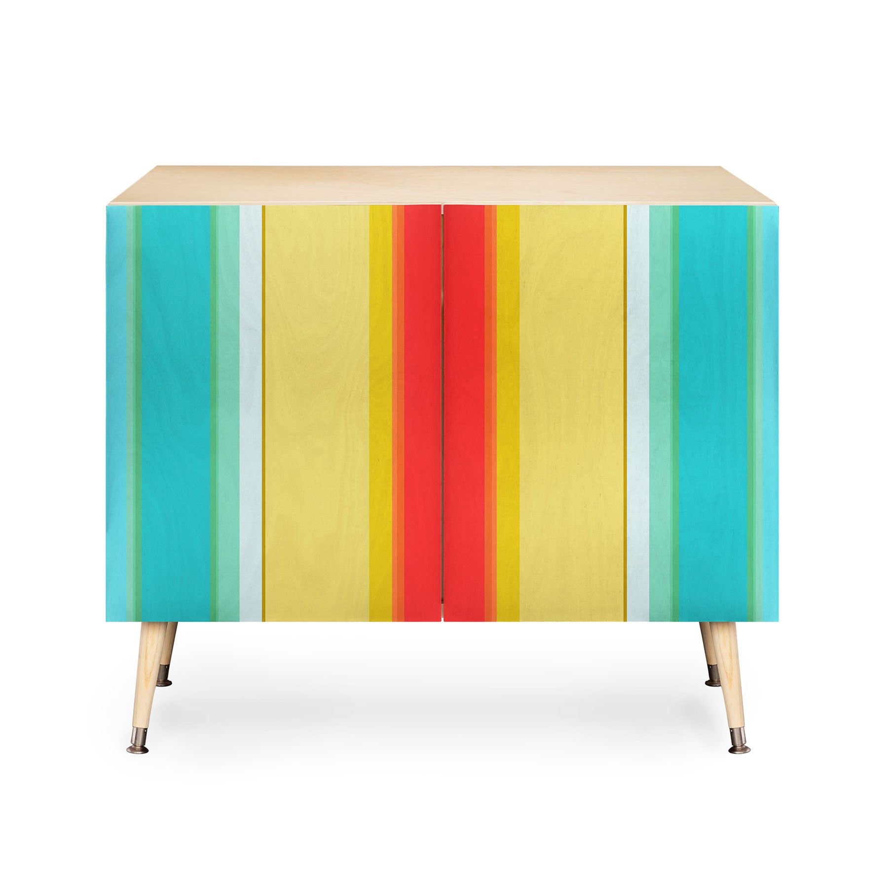 Sharon Turner deckchair stripe Credenza