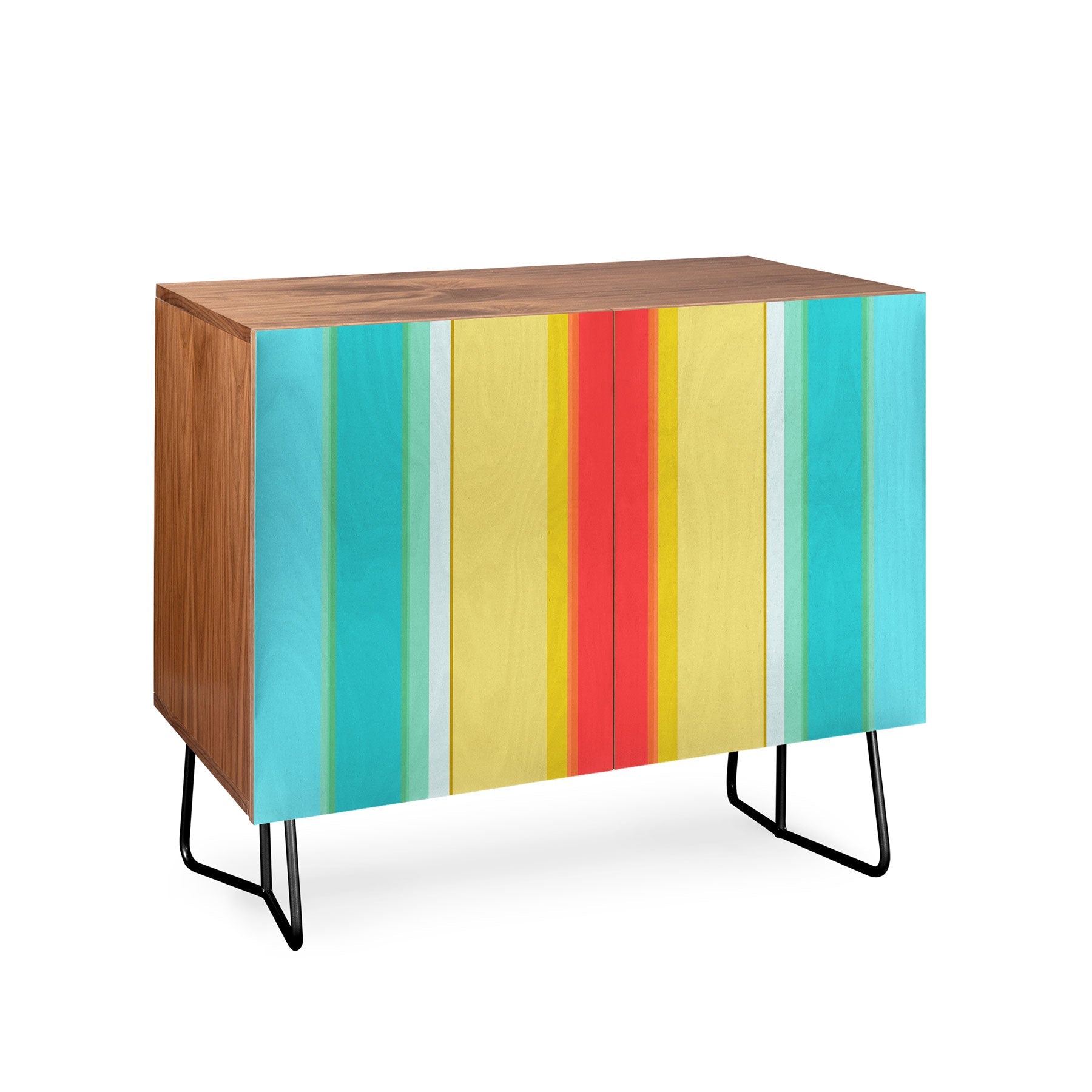 Sharon Turner deckchair stripe Credenza